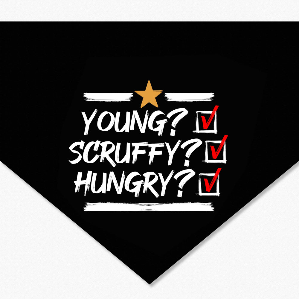 Young Scruffy Hungry Bandana